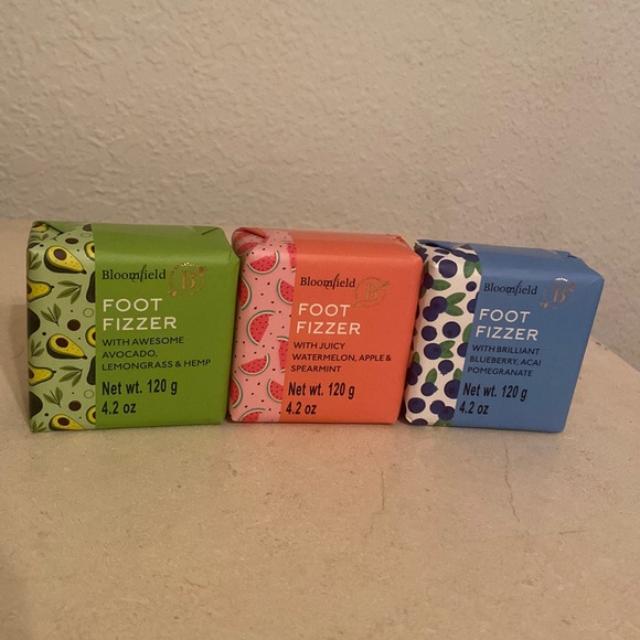 Bloomfield Bath & Body Bloomfield 3 Pack Of 42oz Foot Fizzers Nwt
